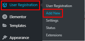 WooCommerce login register page