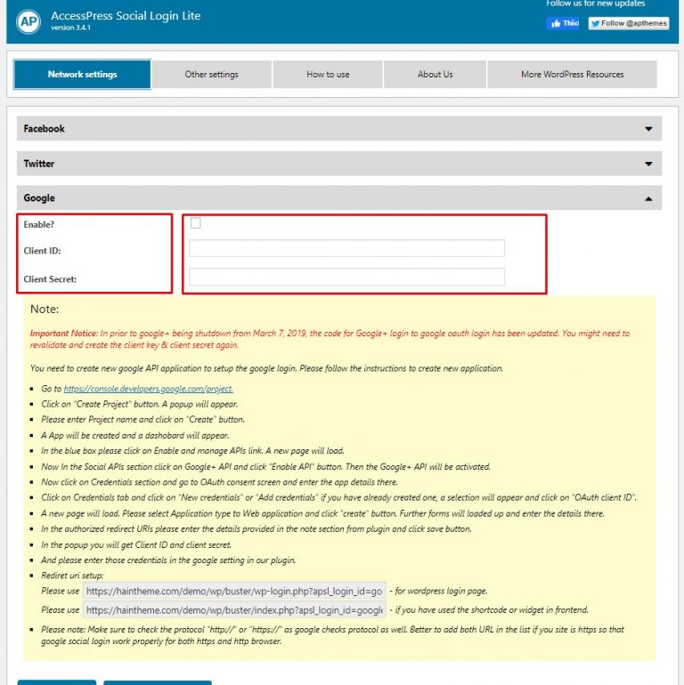 Social Login WordPress Plugin (Optional) BoostifyThemes