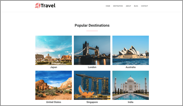how to create a travel website