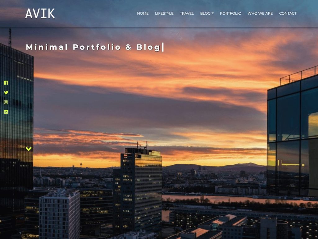 Avik - WordPress art themes