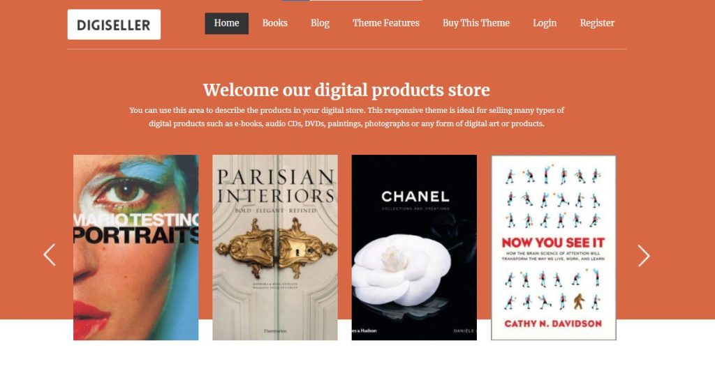 Book Author - best WordPress bookstore theme