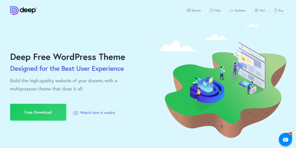 Deep - Elementor WordPress theme