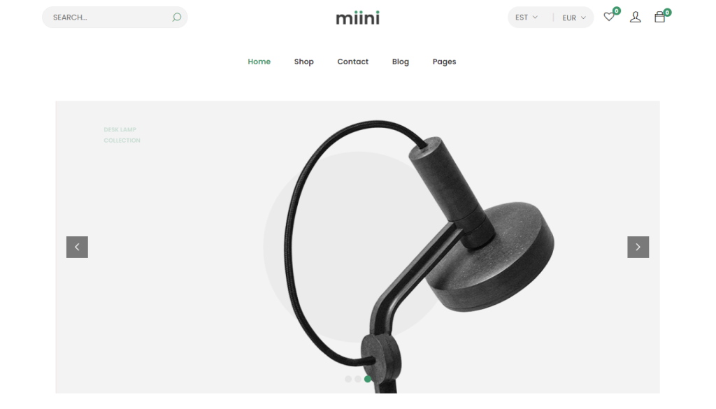 Miini - WordPress theme with Elementor