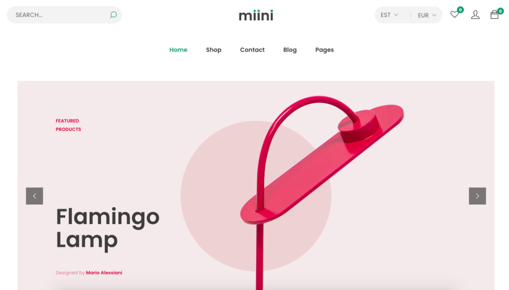Miini - minimalist wordpress theme