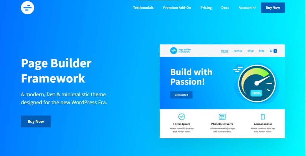Page Builder Framework - Elementor WordPress themes