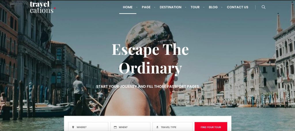 Travelcations - best travel WordPress themes
