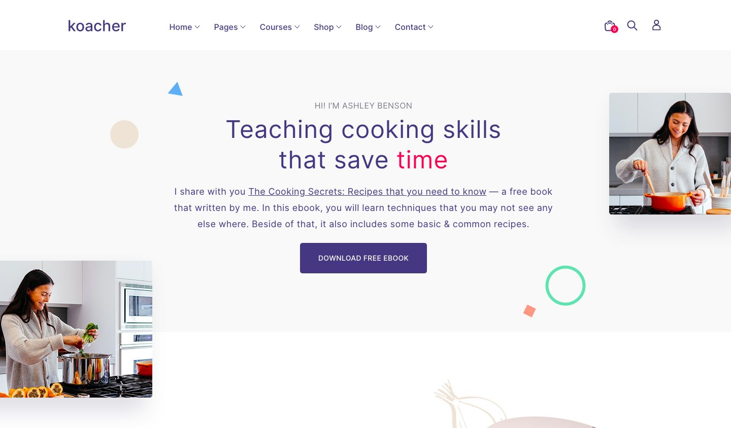 Koacher - WordPress elearning themes