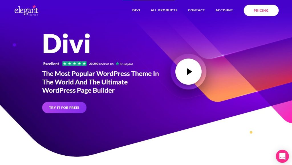 Divi - best wordpress themes for business