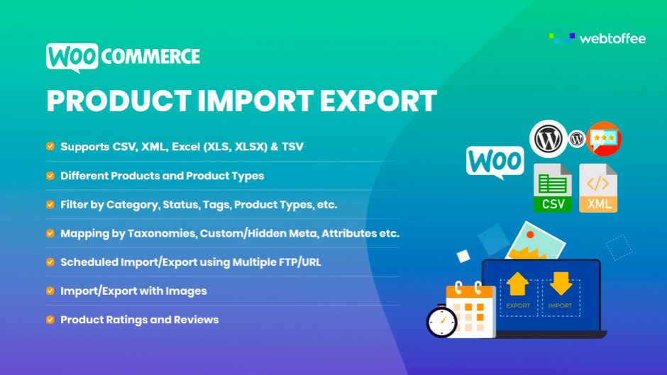  Product Import Export for WooCommerce