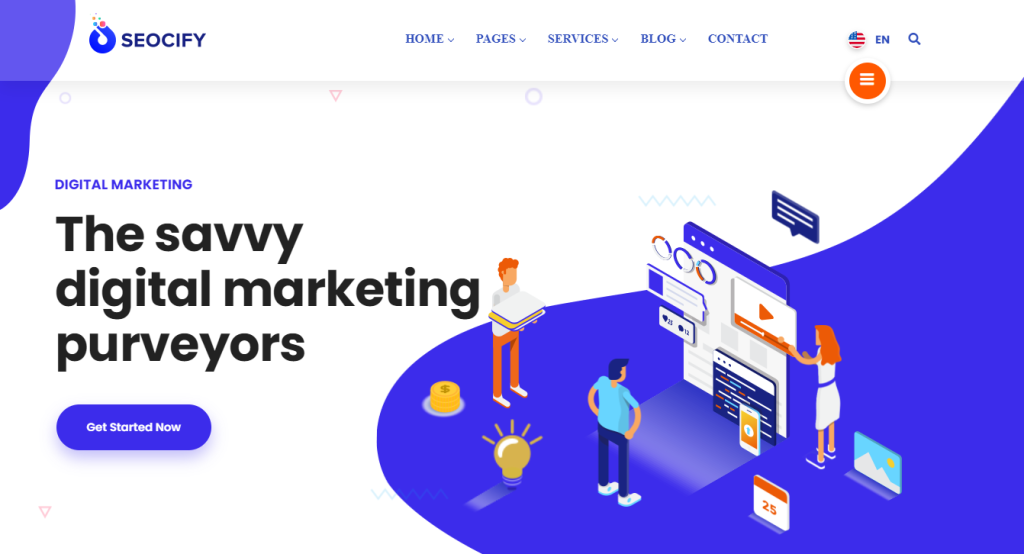 SEO Digital Marketing Agency WordPress Theme