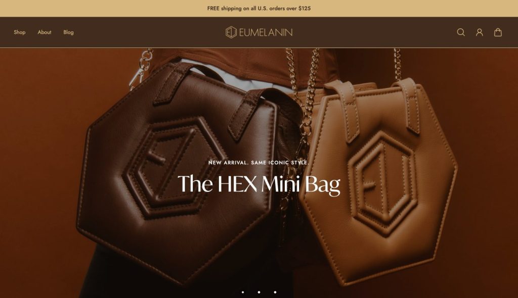 Eumelanin luxury accessory brand