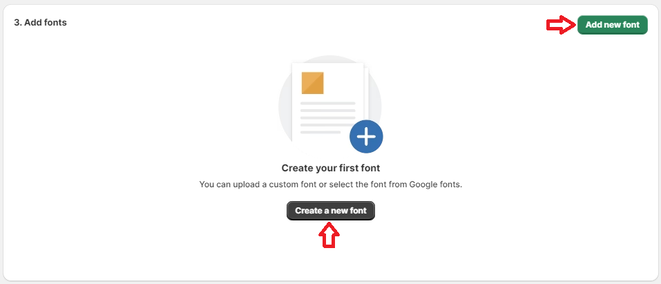 add custom font to Shopify