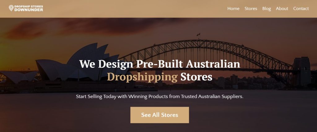 prebuilt Shopify dropshipping stores