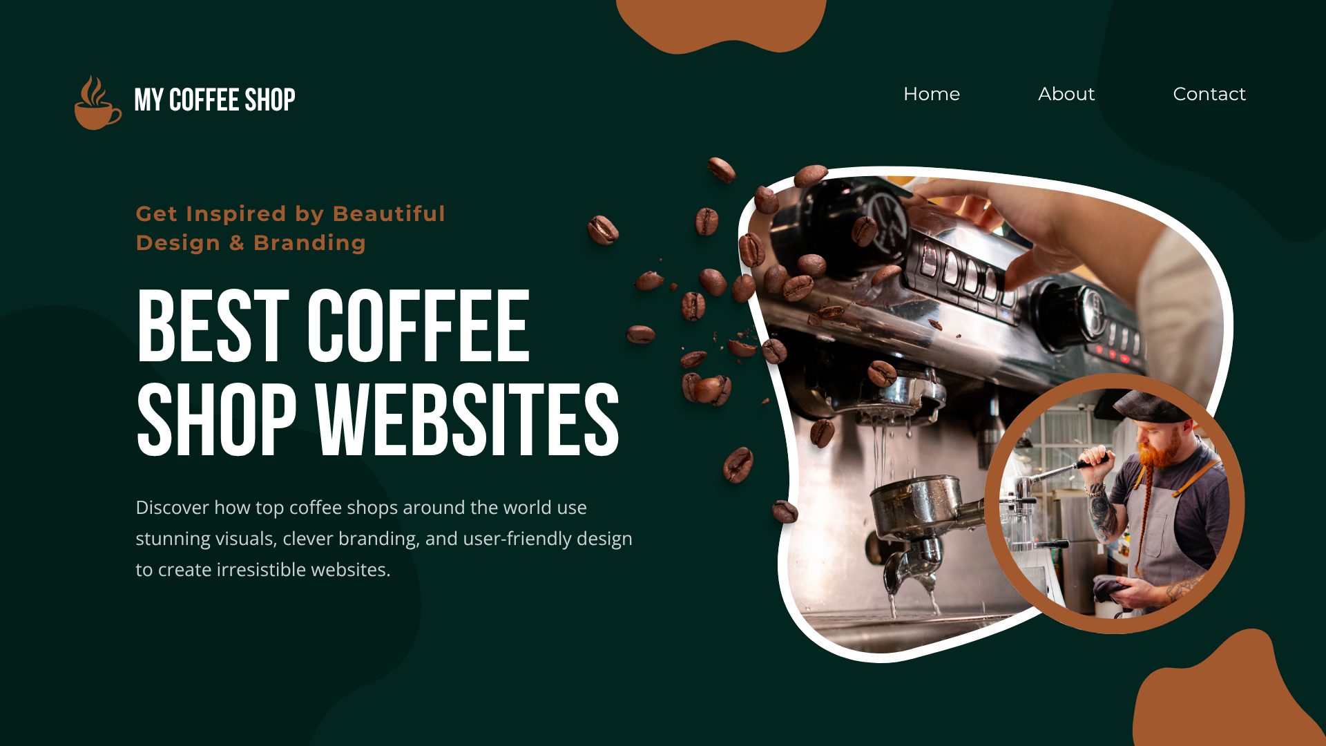 best coffee shop websites