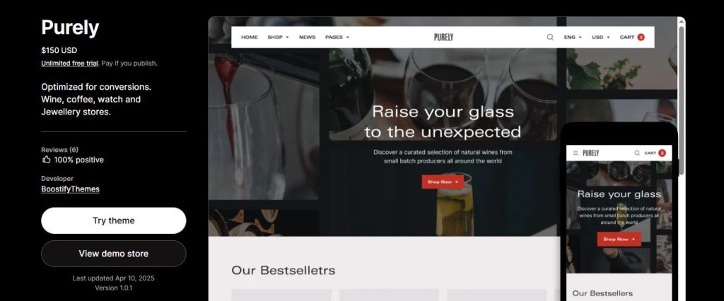 premium Shopify themes