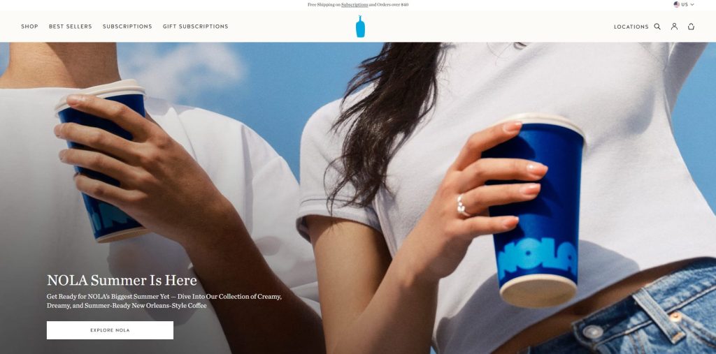 Shopify coffee stores