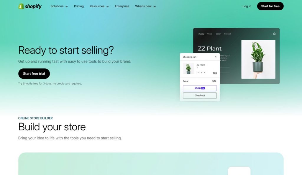 Shopify setup