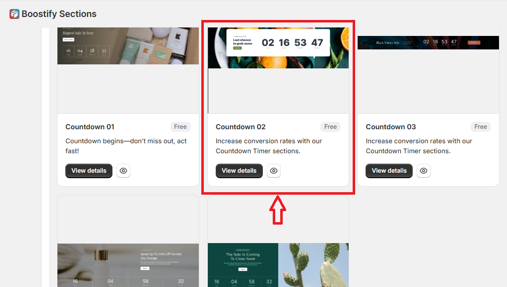 Shopify countdown timer templates