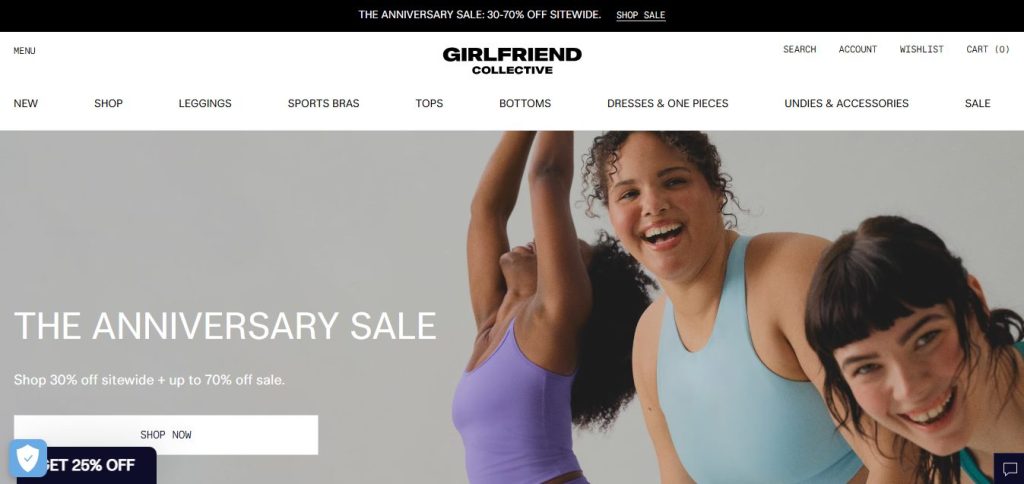 Girlfriend Collective ethical sustainable fashion