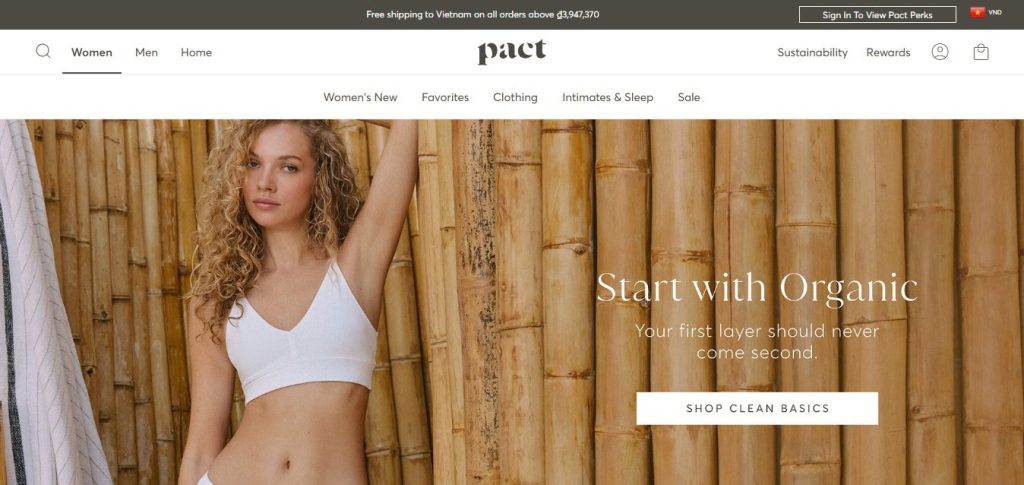 Pact ethical vs sustainable fashion