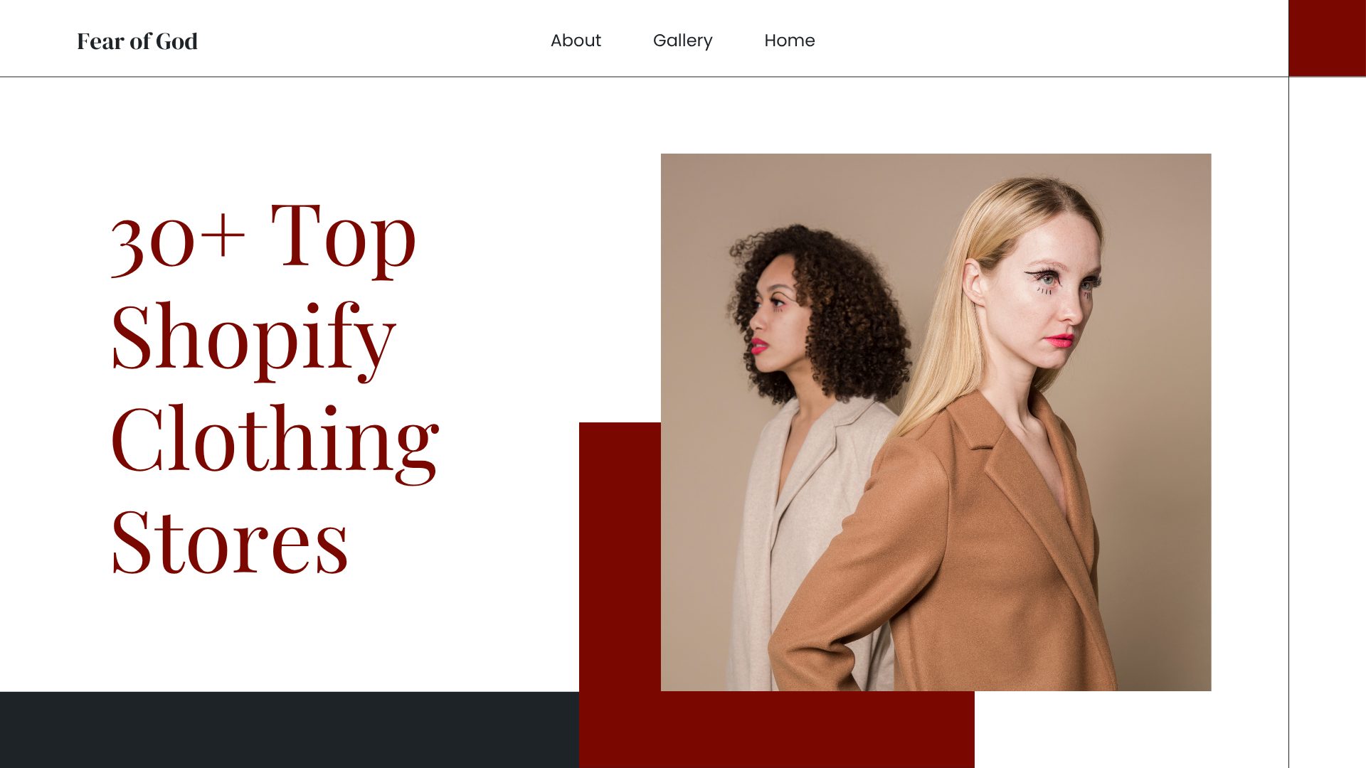 Shopify clothing stores