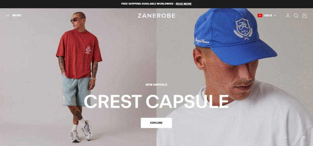 Zanerobe best clothing stores for men
