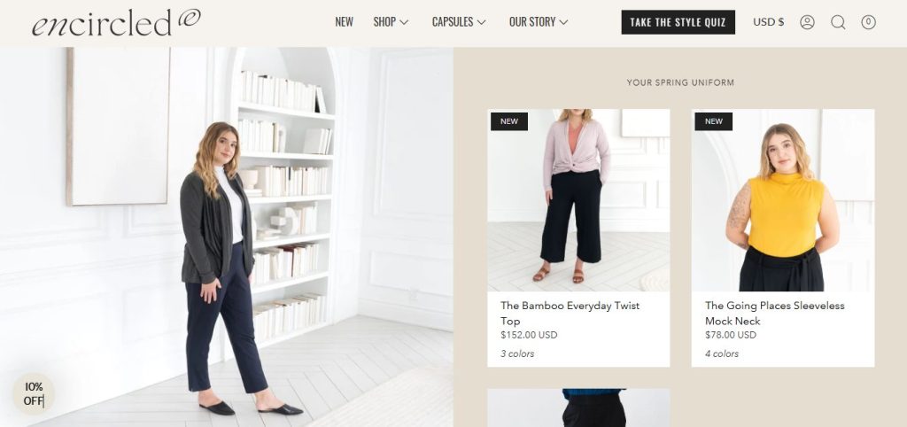 sustainable and ethical fashion brand