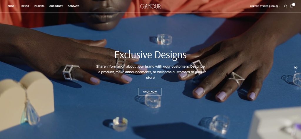 best Shopify theme for jewelry