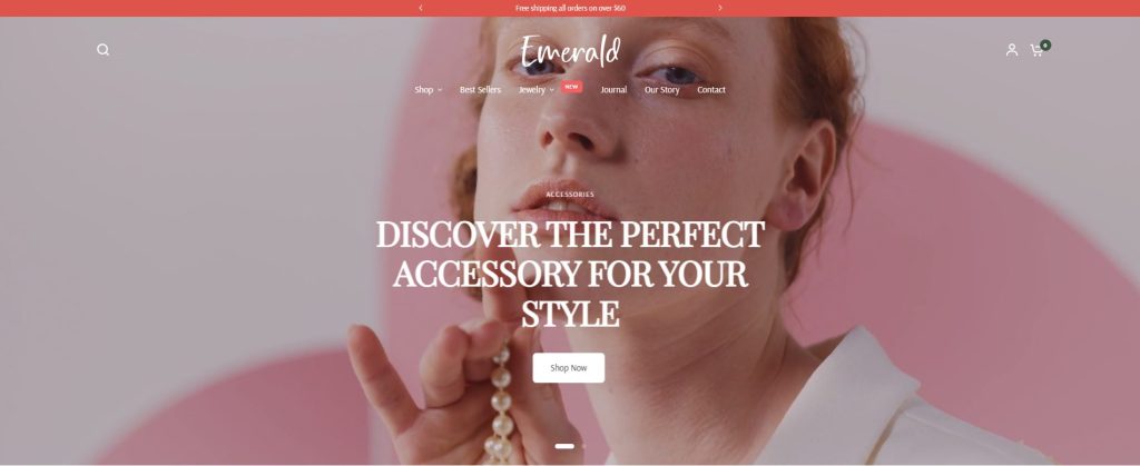Shopify themes for jewelry
