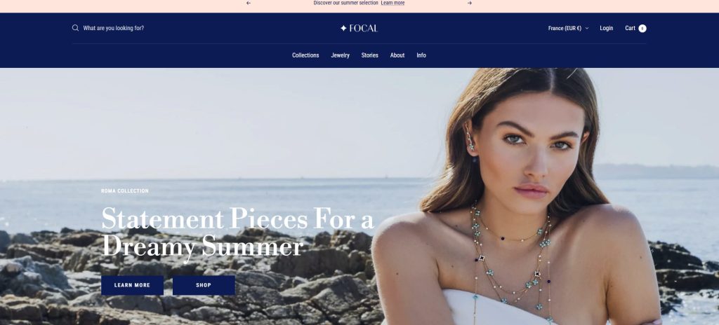 Shopify jewelry templates