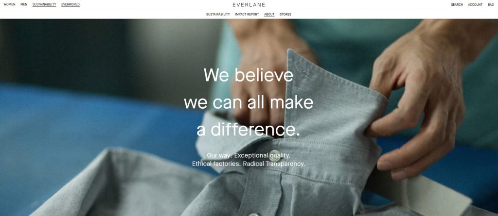 About Us Page - Minimalist One-Liner Template