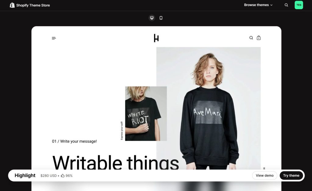 Shopify Themes for Small Product Catalogs