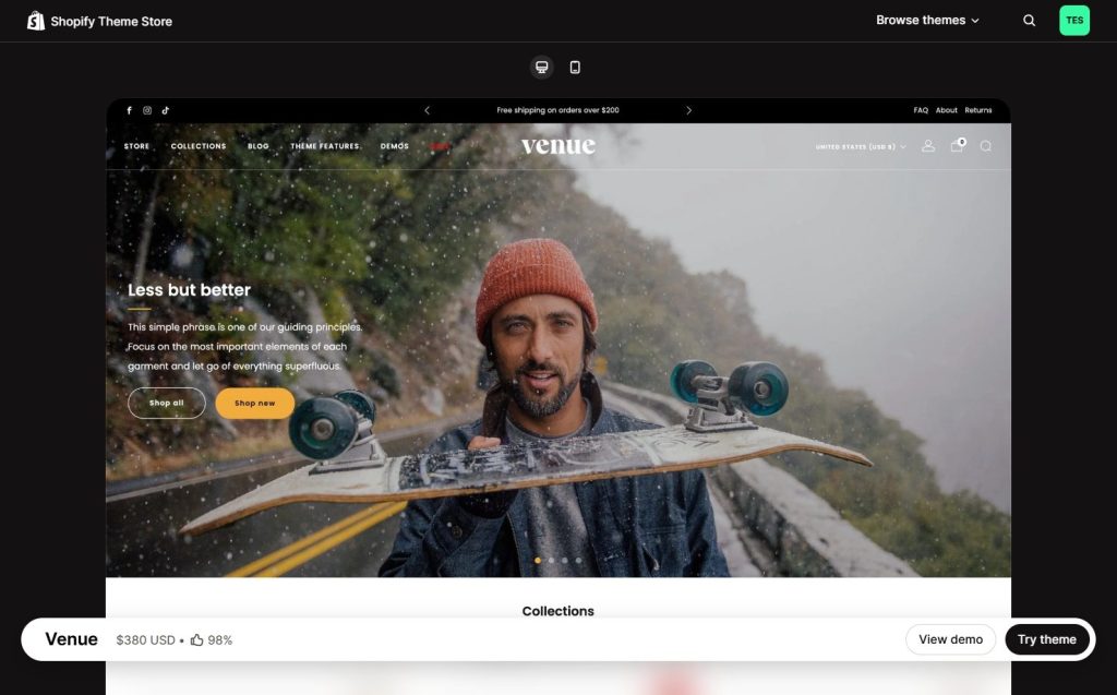 Shopify templates for small inventory