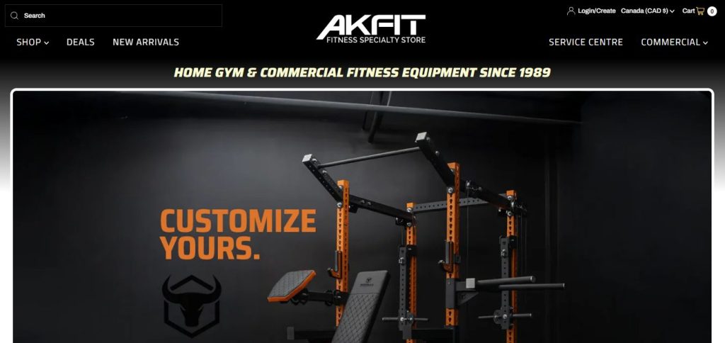 best fitness website design