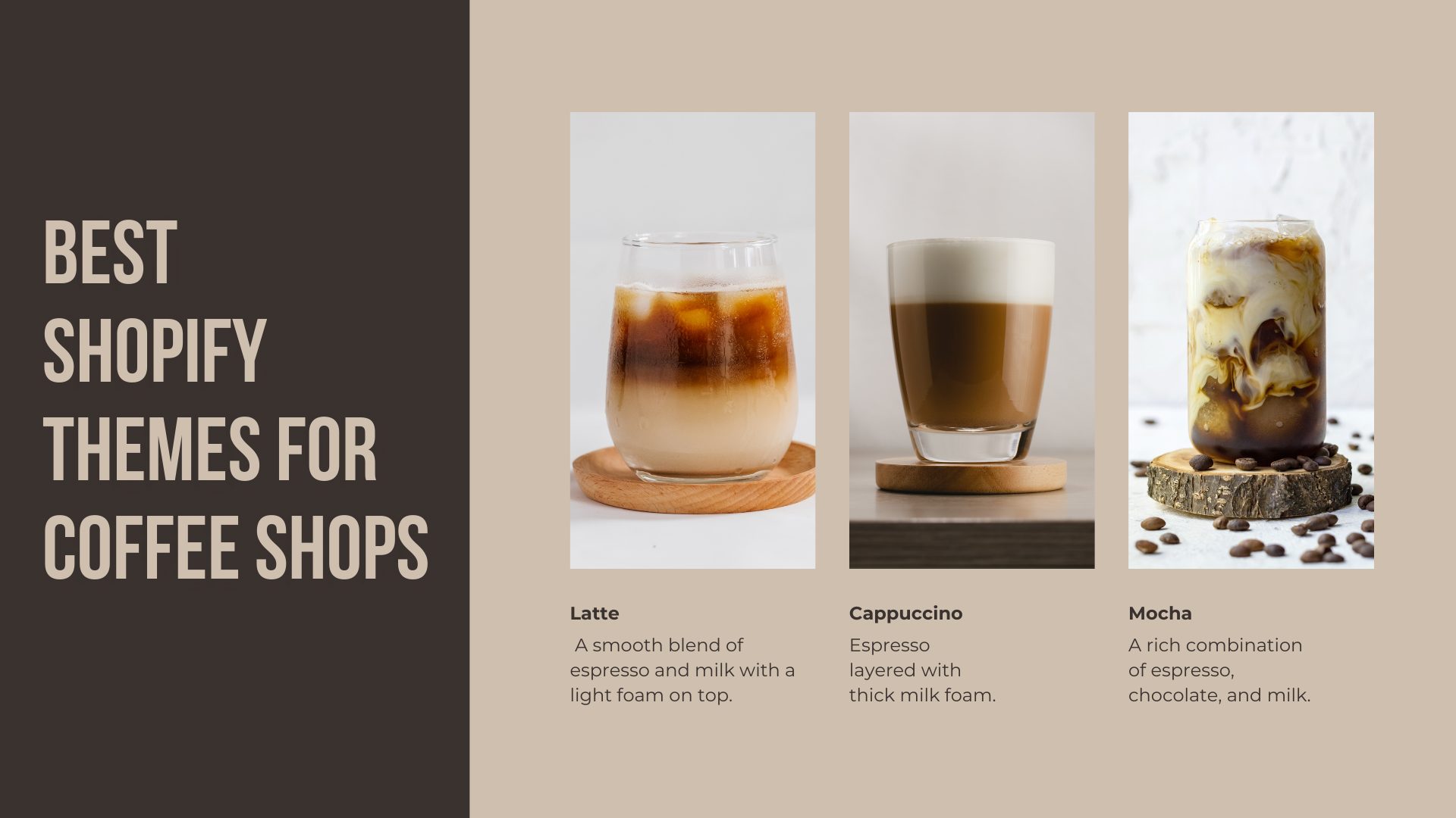 Shopify themes for coffee shops
