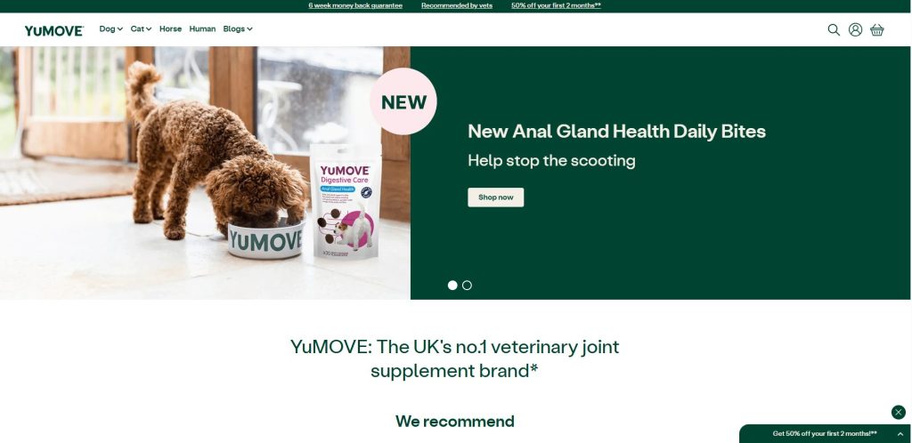 YuMOVE pet supply store