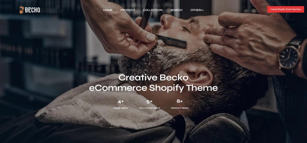 Ap Becko – Hairdresser & Barber Shop Shopify Theme