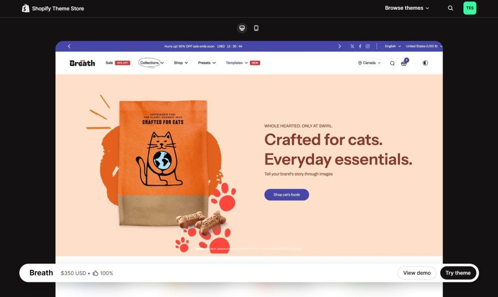 Shopify pet store theme​