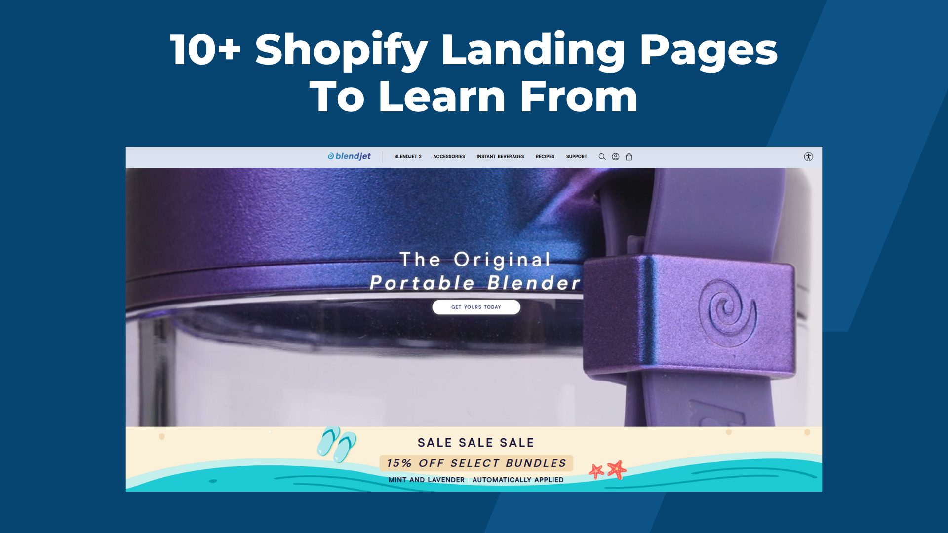 Shopify landing page examples