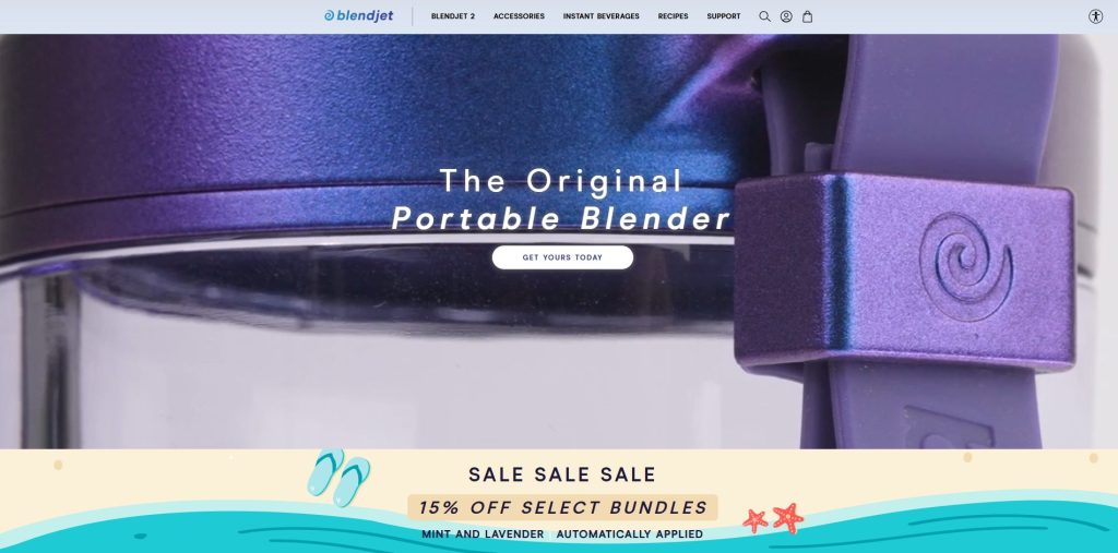 Shopify Single-Product Sales Landing Page