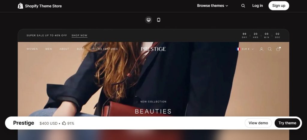 interior website template