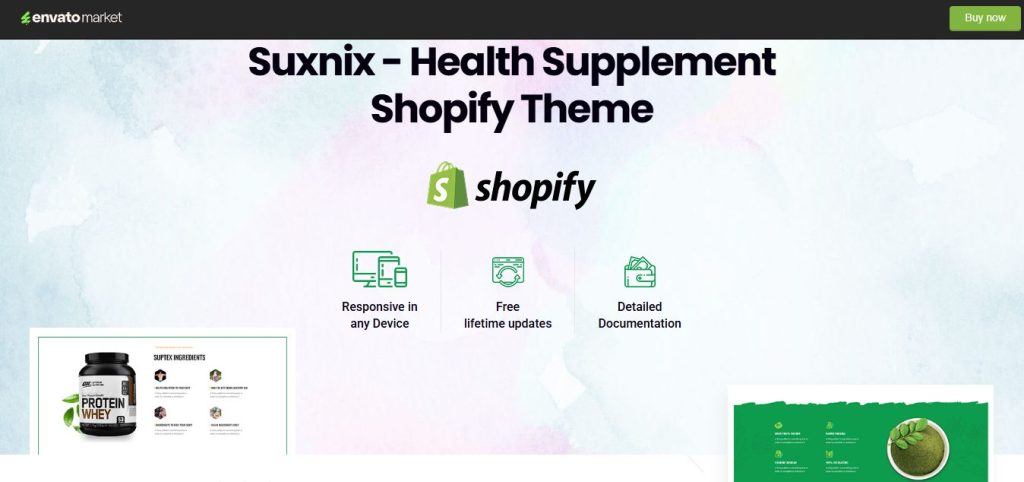 health supplement Shopify theme