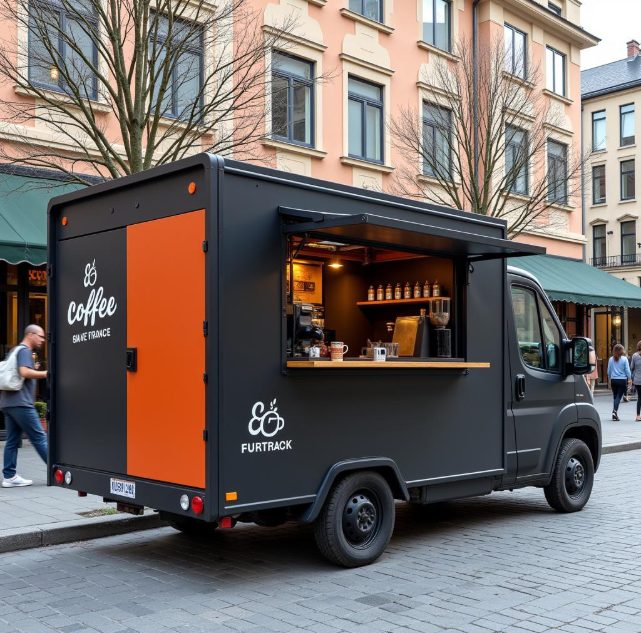 mobile coffee cart