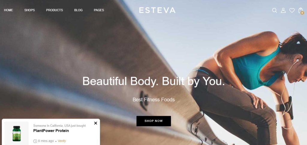 nutrition and wellness Shopify theme