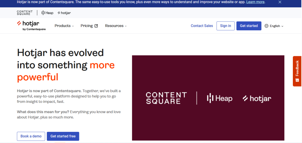 Hotjar - one of the best Shopify conversion rate optimization tools