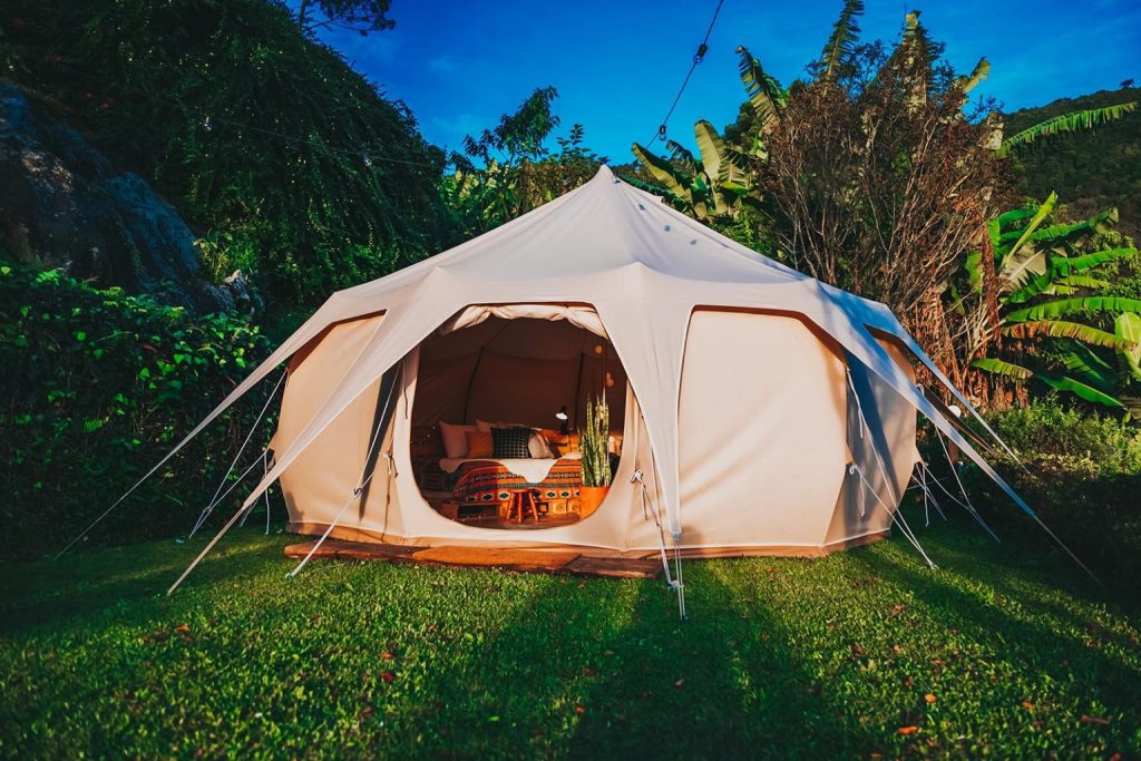 odd business ideas - Renting Out Backyard Space for Camping
