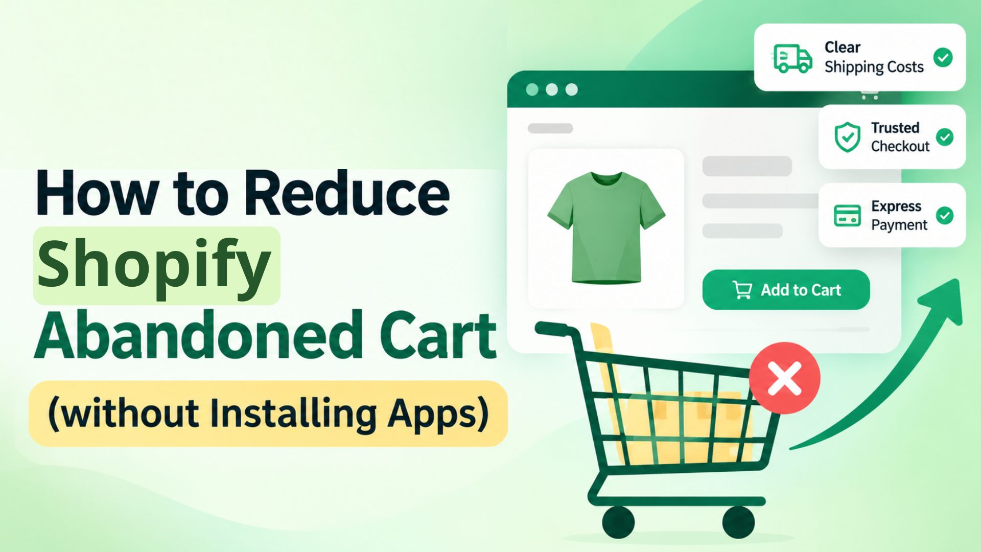 how to reduce shopify abandoned cart