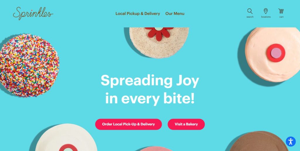 Sprinkles - best bakery website