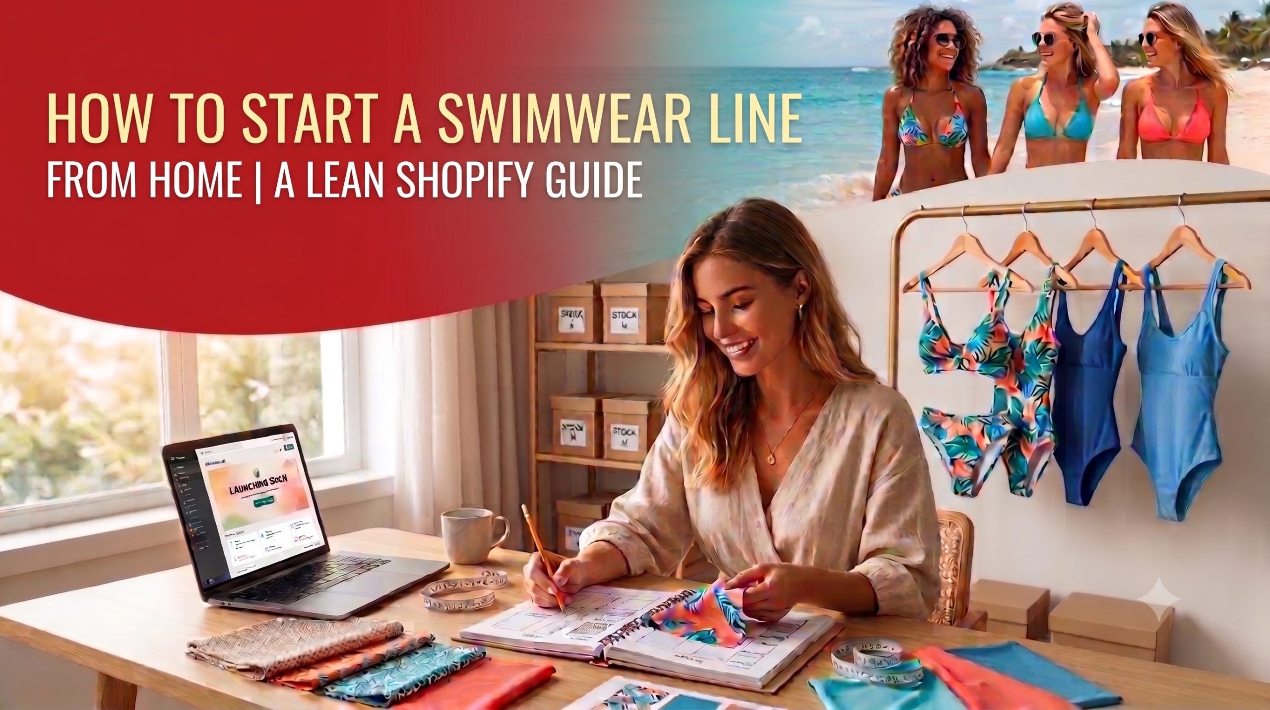 how to start a swimwear line from home