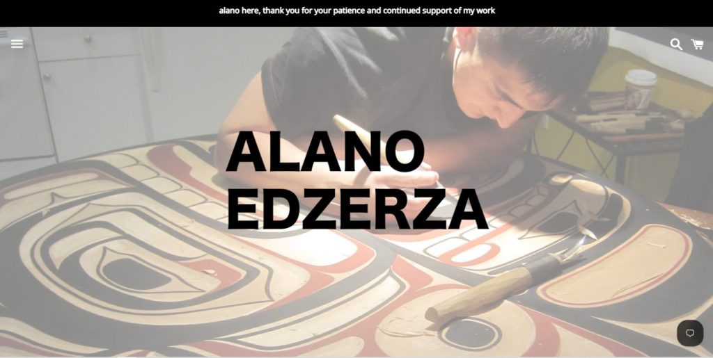 Edzerza Gallery Shopify art store